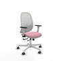 PIQUERAS Y CRESPO Silla de oficina Cilanco Rosa y Blanca