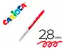 Carioca Rotulador Joy Punta Fina 2,8 mm Lavable Color Rojo