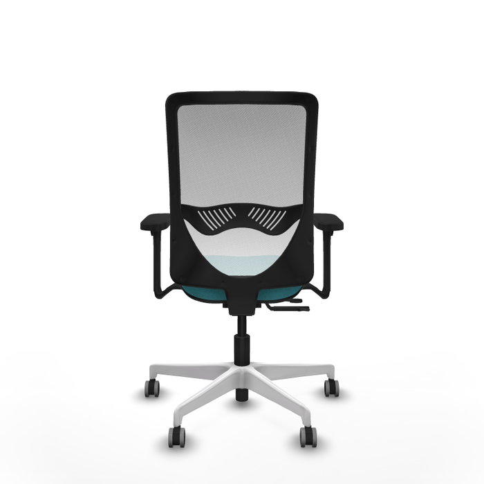 PIQUERAS Y CRESPO Silla de oficina Zulema Turquesa y Blanco PIQUERAS Y CRESPO Silla de oficina Zulema Turquesa y Blanco
