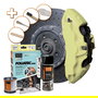 Foliatec FO2221 Kit de Pintura para Pinzas de Freno, Color Vainilla Cremoso, Alta Resistencia a Químicos y Corrosión