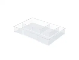 Leitz Bandeja organizadora WOW para bucs de cajones, Plástico Transparente, 245x165x33 mm