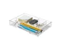 Leitz Bandeja organizadora WOW para bucs de cajones, Plástico Transparente, 245x165x33 mm