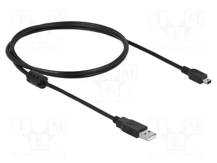 DeLOCK Cable USB 2.0 Tipo-A a Mini-B 1 m Negro DeLOCK Cable USB 2.0 Tipo-A a Mini-B 1 m Negro