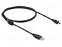 DeLOCK Cable USB 2.0 Tipo-A a Mini-B 1 m Negro