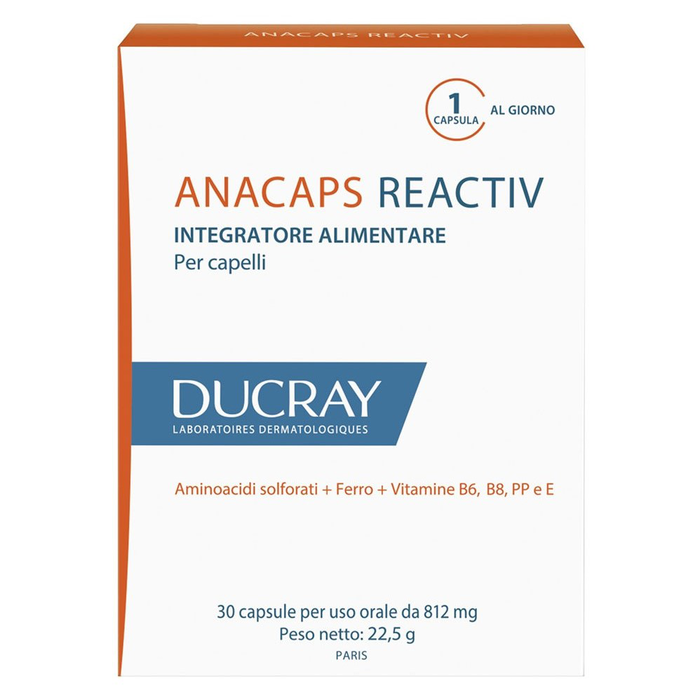 Ducray Anacaps Reactiv Anticaída Reaccional 30 u
