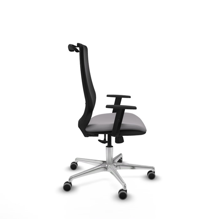 PIQUERAS Y CRESPO Silla de oficina Mardos con mecanismo Sincro, Gris y Negro PIQUERAS Y CRESPO Silla de oficina Mardos con mecanismo Sincro, Gris y Negro