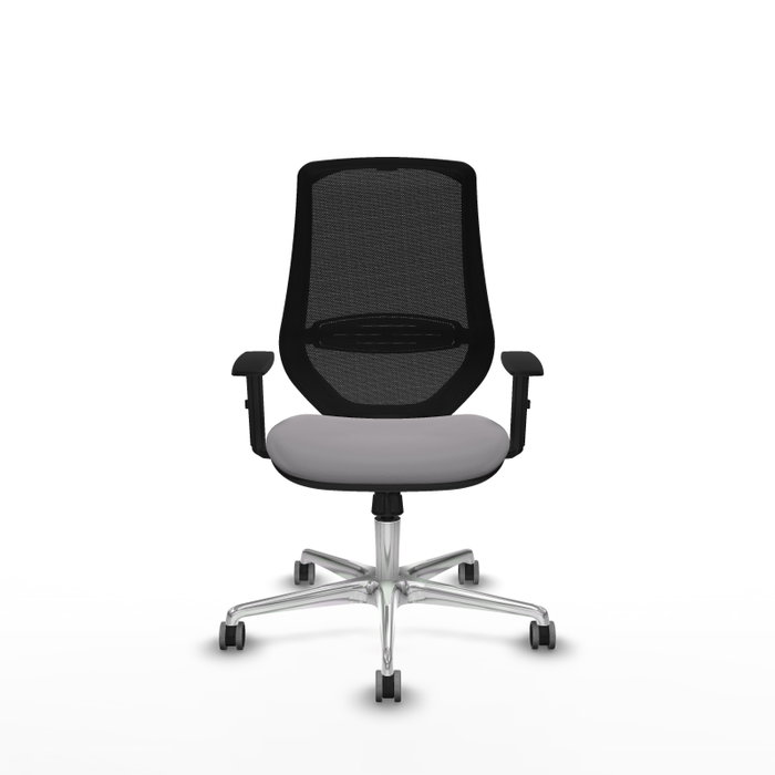 PIQUERAS Y CRESPO Silla de oficina Mardos con mecanismo Sincro, Gris y Negro PIQUERAS Y CRESPO Silla de oficina Mardos con mecanismo Sincro, Gris y Negro