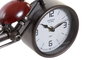 DKD Home Decor Reloj de Metal y Cristal Moto Rojo