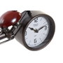 DKD Home Decor Reloj de Metal y Cristal Moto Rojo
