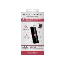 Force Glass Protector de Pantalla y Paquete de Lentes FGOG 2.5D para iPhone Air