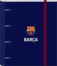 Carpeta de anillas F.C. Barcelona Rojo Azul marino 27 x 32 x 3.5 cm
