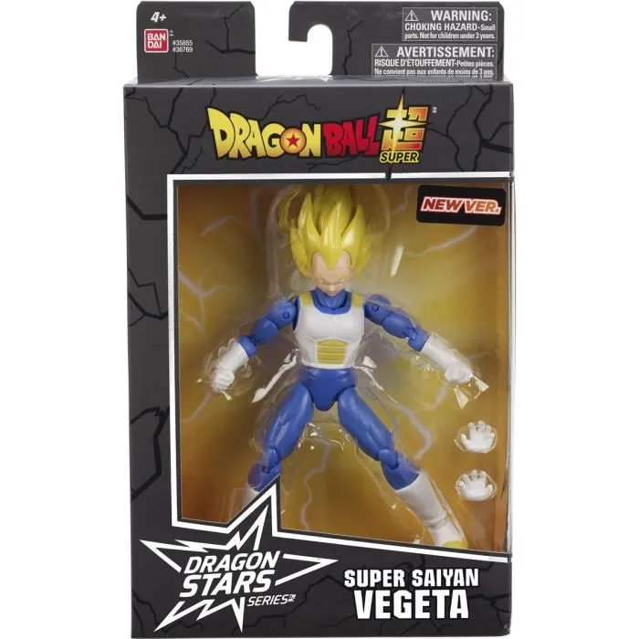 Bandai Dragon Stars Figura Dragon Ball Super Super Saiyan Vegeta 17 cm Articulada