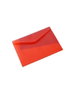 Carchivo Sobre Folio con Broche de Polipropileno Traslúcido Rojo