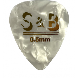 Púa S&B Lágrima Blanca 0,5