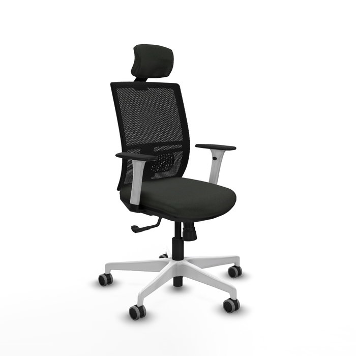 PIQUERAS Y CRESPO Silla de oficina Yunquera con mecanismo Sincro, Negro PIQUERAS Y CRESPO Silla de oficina Yunquera con mecanismo Sincro, Negro
