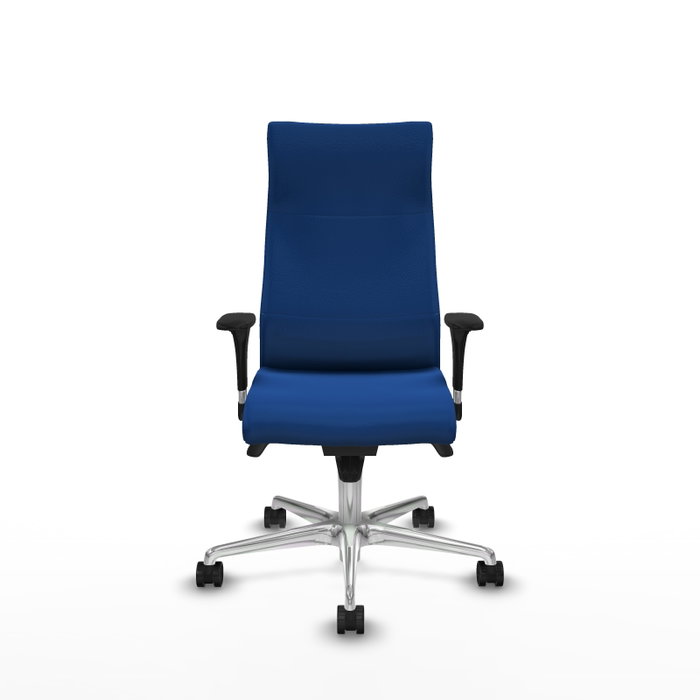 PIQUERAS Y CRESPO Sillón Albacete Azul con Mecanismo Sincro y Base de Aluminio PIQUERAS Y CRESPO Sillón Albacete Azul con Mecanismo Sincro y Base de Aluminio