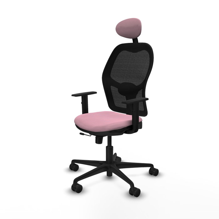PIQUERAS Y CRESPO Silla de oficina Jorquera Rosa y Negro PIQUERAS Y CRESPO Silla de oficina Jorquera Rosa y Negro