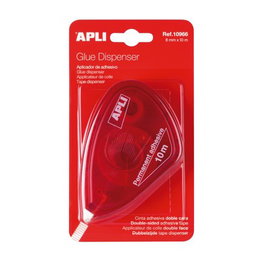 Roller Adhesivo Apli Doble Cara Permanente 8 Mm. X 10 M.