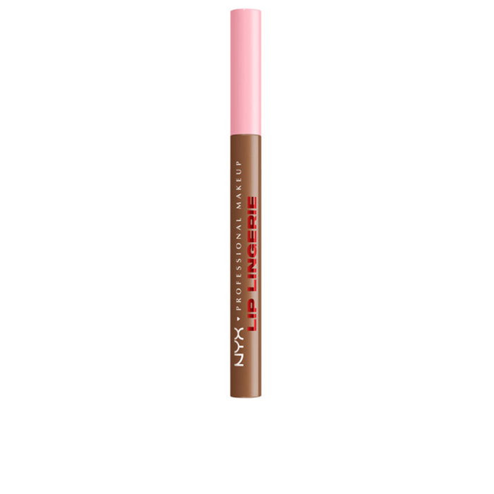 Nyx Professional Make Up Lip Lingerie Stain Delineador de Labios Líquido #04 Steamy Spice, 1 unidad con acabado satinado y larga duración Nyx Professional Make Up Lip Lingerie Stain Delineador de Labios Líquido #04 Steamy Spice, 1 unidad con acabado satinado y larga duración