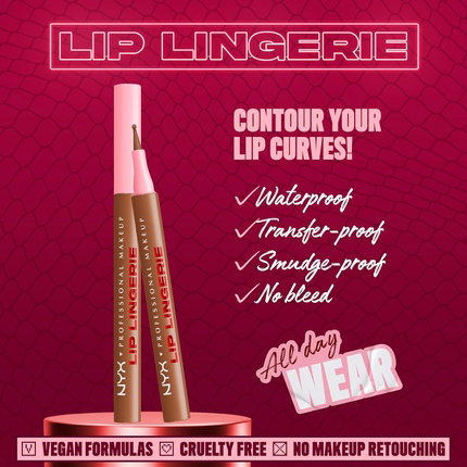 Nyx Professional Make Up LIP LINGERIE Delineador de Labios #04-Steamy Spice