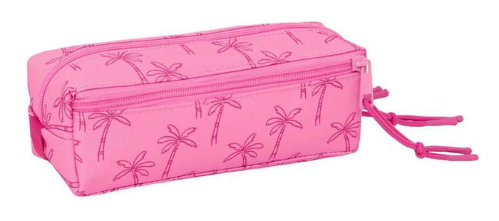 Safta Portatodo Triple Pequeño con Goma Elástica 20cm Stitch "Chill" 22x8.5x6cm