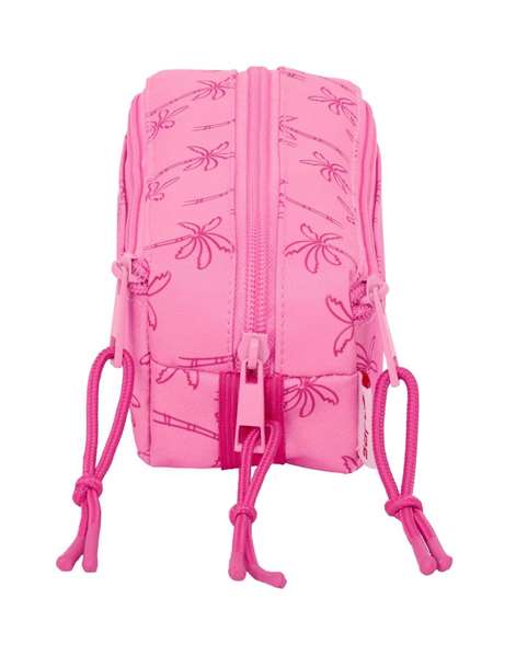 Safta Portatodo Triple Pequeño con Goma Elástica 20cm Stitch "Chill" 22x8.5x6cm