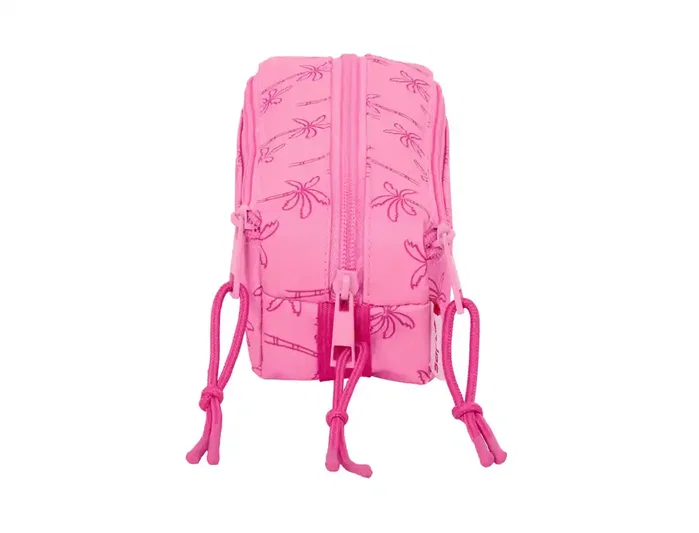 Safta Portatodo Triple Pequeño Stitch Chill con Goma Elástica
