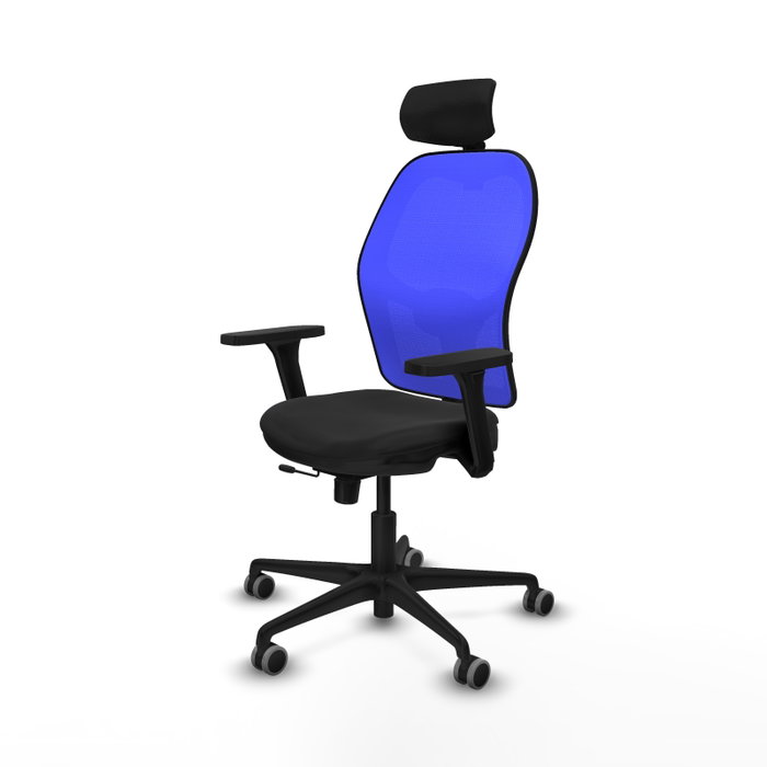 PIQUERAS Y CRESPO Silla de oficina Jorquera Sincro/Traslack Azul y Negro PIQUERAS Y CRESPO Silla de oficina Jorquera Sincro/Traslack Azul y Negro
