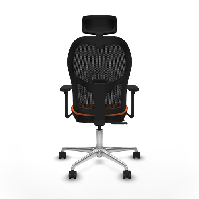 PIQUERAS Y CRESPO Silla de oficina Jorquera Naranja y Negro
