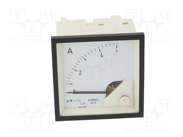 LUMEL EA17N Amperímetro Analógico para Panel 0÷5A AC True RMS