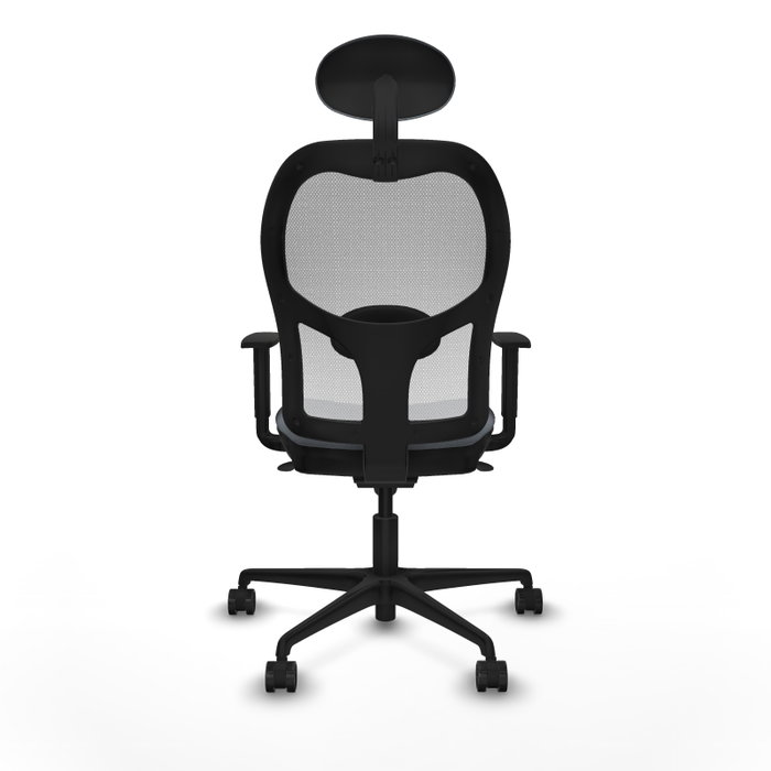 PIQUERAS Y CRESPO Silla de oficina Jorquera con mecanismo Sincro, Gris y Blanco PIQUERAS Y CRESPO Silla de oficina Jorquera con mecanismo Sincro, Gris y Blanco