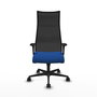 PIQUERAS Y CRESPO Sillón Albacete con Mecanismo Sincro, Azul y Negro