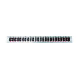EFB Elektronik SB-FP-24SC-D-V-OM4 Placa frontal con 24 x SC Duplex OM4 vertical, gris