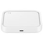 SAMSUNG Cargador Inalámbrico Pad EP-P2400 Blanco, 15W Carga Rápida Qi, Compatible con Galaxy S22/S21/S20/Note/Serie Z e iPhone 11/X/8