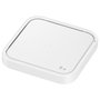 SAMSUNG Cargador Inalámbrico Pad EP-P2400 Blanco, 15W Carga Rápida Qi, Compatible con Galaxy S22/S21/S20/Note/Serie Z e iPhone 11/X/8