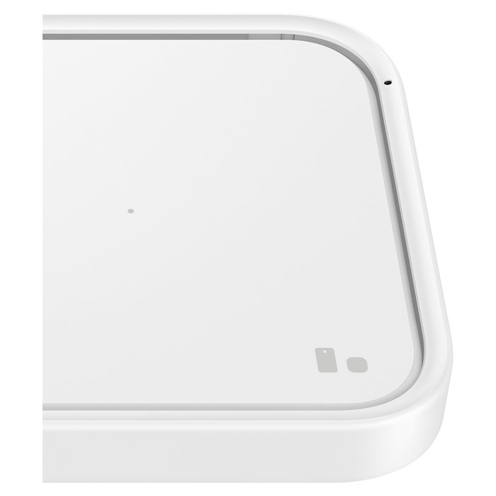SAMSUNG Cargador Inalámbrico Pad EP-P2400 Blanco, 15W Carga Rápida Qi, Compatible con Galaxy S22/S21/S20/Note/Serie Z e iPhone 11/X/8