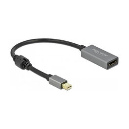 DeLOCK Adaptador Activo Mini DisplayPort 1.4 a HDMI 4K 60Hz HDR 0,2m