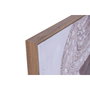 DKD Home Decor Set de 2 Cuadros en Lienzo Enmarcados 80x3,5x120 cm Blanco