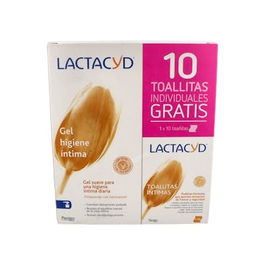 LACTACYD Gel Higiene Íntima para Mujer, 400 ml + Toallita