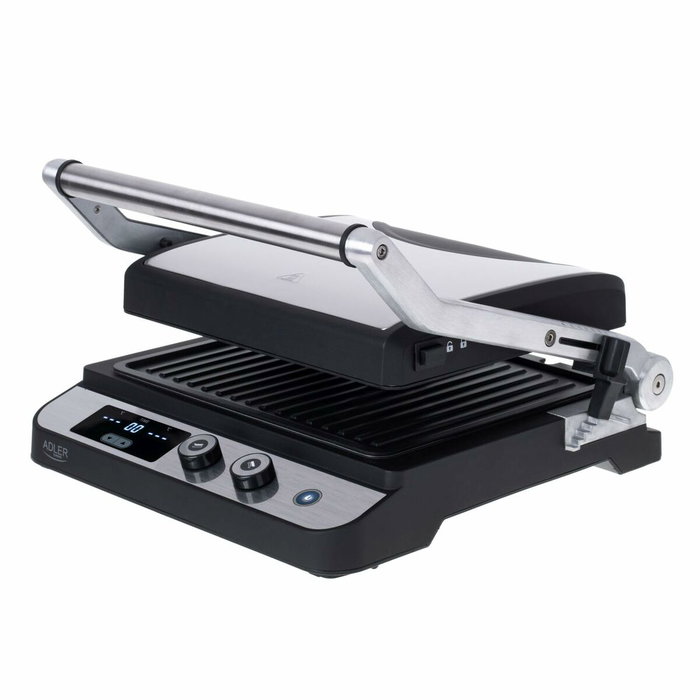 Adler AD 3059 Parrilla Eléctrica 2 en 1 Plata