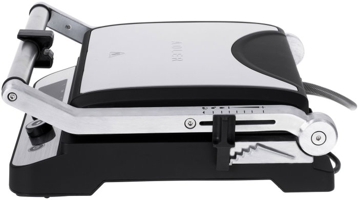 Adler AD 3059 Parrilla Eléctrica 2 en 1 Plata
