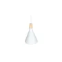 Jordan Lámpara Colgante Metal y Madera SKD-P2002-S-W, Diseño Moderno en Aluminio, Cable Regulable en Altura