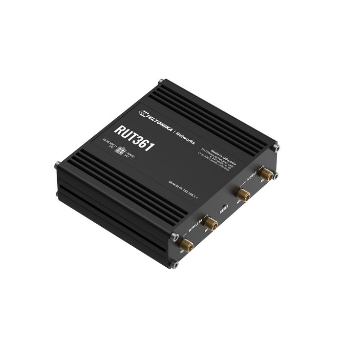 Teltonika Networks RUT361 Router Celular Industrial 300 Mbps para IoT Teltonika Networks RUT361 Router Celular Industrial 300 Mbps para IoT