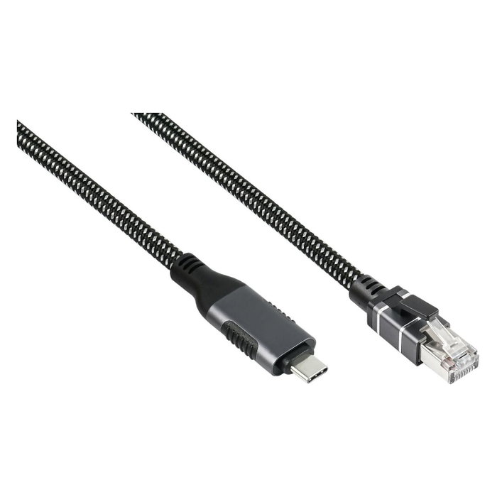 GoodConnections Cable Ethernet USB-C a RJ45, 5 m, Antracita GoodConnections Cable Ethernet USB-C a RJ45, 5 m, Antracita