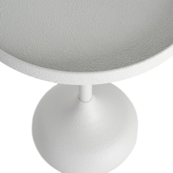 Mesita Blanco Metal 45 X 45 X 48,50 cm