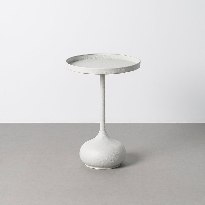 Mesita Blanco Metal 45 X 45 X 48,50 cm