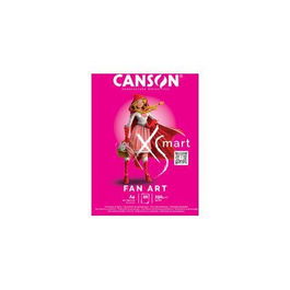 Canson Bloc de Papel A4 21x29,7cm 250g 20 Hojas XSMART FAN ART C32250P001