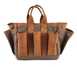 DKD Home Decor Bolso Terraza Y Jardin Verde 47 x 27 x 18 cm Algodon Canvas Poliester