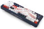 Redragon K686AK-RGB-PRO Eisa Teclado Mecánico Inalámbrico Bluetooth 98 Teclas RGB Blanco-Gris Distribución Polaca