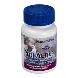 NATURES PLUS Pedi-Active Masticable 60 Comp. Niños Hiperactivos